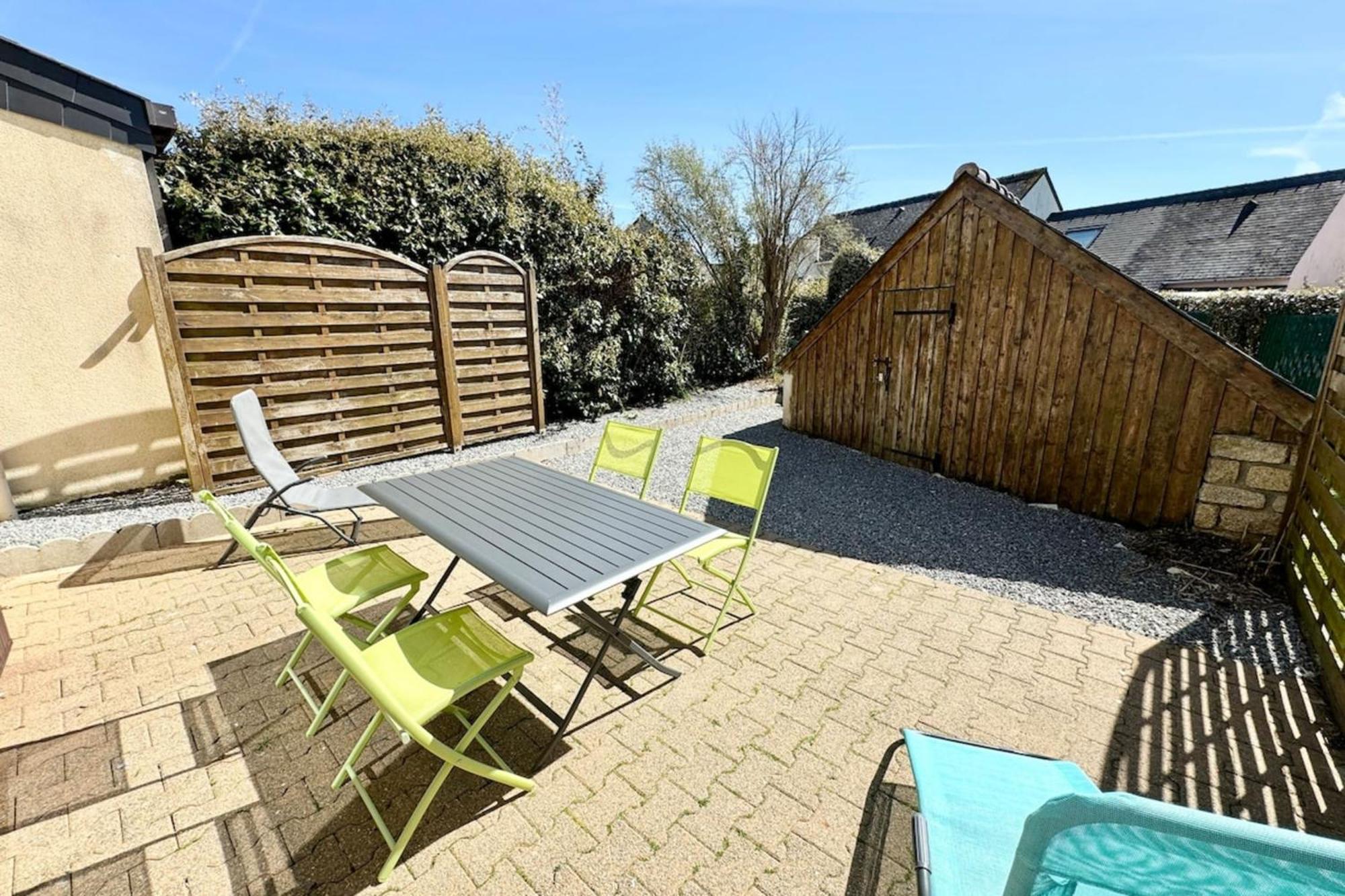 Charmante Maisonnette Terrasse - Proche Plages Guidel Extérieur photo